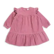 Tiny Twig Corduroy Dress Rose