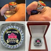 The deCAPitator Beer Pong Champ Ring Bottle Cap And Can Tab Opener! Sizes 6 -15