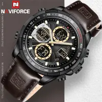 在飛比找蝦皮商城優惠-Naviforce NF9197 男士頂級品牌豪華手錶石英數