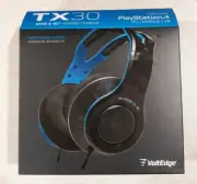 VoltEdge TX30 Game & Go Headset (TX30PS4-BL v1.0) - For PS4/PC/ Mobile/VR