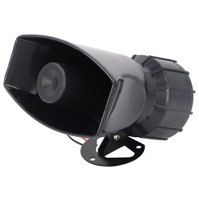 130DB Siren Speaker 60W High Power Alarm Horn In & Outdoor Warning Device DC24V