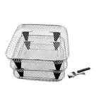Square Air Fryer Rack Oven Cooling Shelf Stainless Steel for Restaurant Home