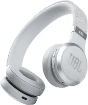 JBL Live 460NC On-Ear Wireless Headphones - White
