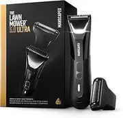 MANSCAPED® The Lawn Mower® 5.0 ULTRA Groin & Body Hair Trimmer – Dual-Head SkinSafe® Trimmer & Foil Blades, Waterproof Wet/Dry Groomer, USB-C Rechargeable with Travel Pouch, Men’s Ball Shaver
