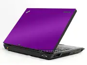 PURPLE Vinyl Lid Skin Cover Decal fits IBM Thinkpad T410 Laptop