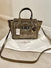 Coach 34547 Swagger 27 Patchwork Gold