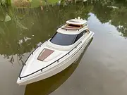 RC Boat Cruise 4 Channel Electric RC Boat 15km/h Lake Pool Boys Adult Boat Model