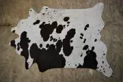 Basically Black & White - A Lovely Mini HIde - A Tiny Cowhide for a Tiny Home