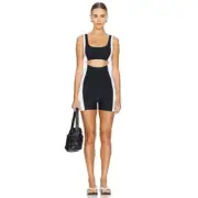 BEACH RIOT Everly One Piece in Black & White Women’s Size Small NWT