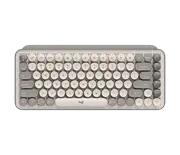 Logitech POP Keys Wireless Mechanical KB With Emoji Keys - Mist Sand