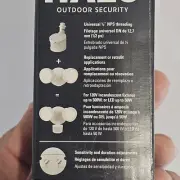 Lighting Replacement Motion Security Sensor Floodlight, White, MS180W 180
