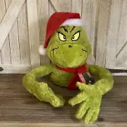 The Grinch Christmas Tree Hugger Topper | Wreath Attachment Posable Arms Plush