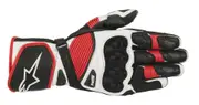 Alpinestars SP-1 v2 Motorcycle Gloves, black-white-red, Size 2XL for Men Black White Red