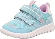 [Superfit] Girls' Sport7 Mini Trainers, Light Green Purple 7530, 11 AU