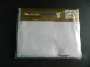 Vintage Steven's UTICA White Fine Combed Percale 1 Sheet Double Bed NEW