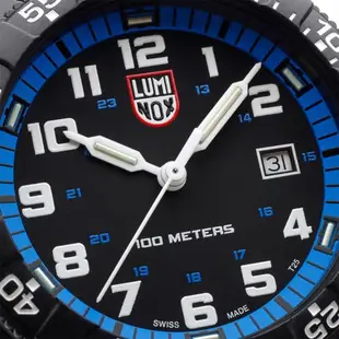 LUMINOX 雷明時Leatherback Sea Turtle Giant革龜運動腕錶 - 藍黑