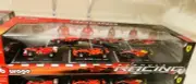1/43 NIB RARE Burago Ferrari Formula One F1 Racing 6 Piece set