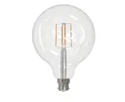 Eglo Lighting 5W LED B22 Dimmable G125 Globe - Clear - 5000K