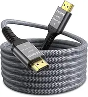 Premium 8K HDMI Cable 3M, HDMI 2.1 HDMI to HDMI Cord 48Gbps Ultra High Speed Gaming Hdmi Cable 8K@60Hz 4K@120Hz, HDCP 2.2 & 2.3, eARC, HDR 10, Compatible for Dolby Vision Atmos TV