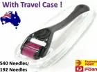 Derma Roller With FREE Travel Case Titanium Alloy Micro 192 / 540 Needles Roller