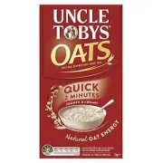 9 X Oats Quick 1Kg