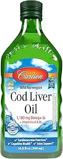 Carlson Norwegian Cod Liver Oil Natural, 500ml