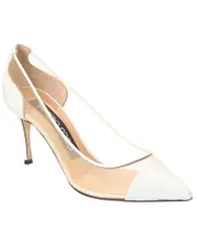 Sergio Rossi Godiva Mesh & Patent Pump
