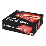 BCW Collectible Card Bin Red 3200ct