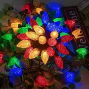 200LED 146.9 FT C9 Christmas String Lights Plug in Fairy Twinkle String Lights 8