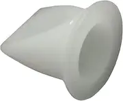 UP100 10 Pieces Transparent Silicone Duckbill Valve One-Way Double Base Check Valve 13 x 7.5 x 12.5mm for Liquid and Gas Backflow Prevent