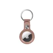 Apple AirTag 4 Pack with PU Leather Key Ring (Rose Gold)