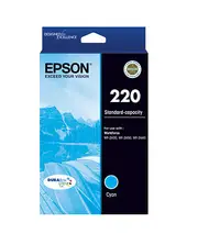 Epson 220 Standard Cap Durabrite Ultra Cyan Ink [C13T293292]