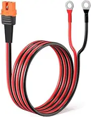 Lnqwhduu 12AWG XT60i Female to O Ring Connector for RC Battery Solar Portable Power Power Station and Solar Panel 100CM