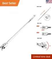 Dual Drive Breaker Bar 24 Inch Chrome Vanadium Steel Torque Flex Handle