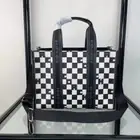 Coach Smith Checker Boat 2WAY Tote Bag Shoulder Bag CR101 Multi Women Outlet New