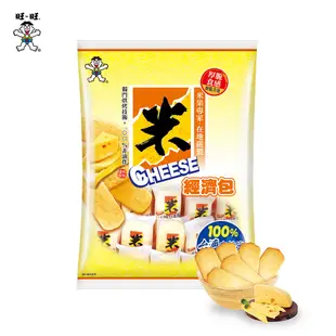 【旺旺】米CHEESE厚脆片經濟包(米果)350g