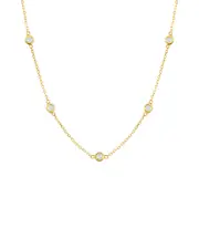 Jewels by Viomo 14K 1.00 ct. tw. Diamond By the Yard Necklace