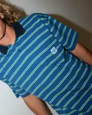 Inspectah Deck Oversized Striped Polo