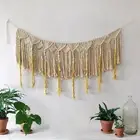 Handmade Woven Tapestry Chic Wall Art Decor Bohemian Macrame Wall Hanging for