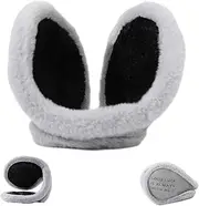 [Novent] Warm Ear Covers, Foldable and Adjustable Ear Muffs for Winter Outdoors, Warm Keeping Necessities for Camping, Cycling, Shopping, Hiking, Running, Ice Skating
