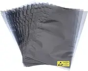 uxcell 15Pcs Anti Static Bags ESD Shielding Bag Flat Open Top Anti Static Bag for Electronic Devices 19.7x27.6 Inch(500 * 700mm)