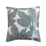 Logan and Mason Platinum Lagos European Pillowcase Olive