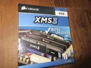 Corsair XMS 6 GB DIMM 1600 MHz DDR3 Memory (CMX6GX3M3A1600C9)