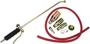 3 Nozzles Propane Butane Torch Weed Burner Weed Torch Gas Blow Torch Head for Burning Weed, Roof Insulation and Roads Paint Removal (Propane Butane Not Included)