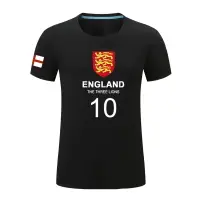 在飛比找樂天市場購物網優惠-純棉短袖T恤男英格蘭England足球衣運動訓練隊服運動國家