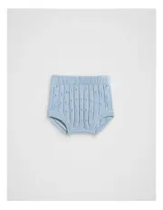 [Seed Heritage] Pointelle Knit Bloomer in Pale Blue