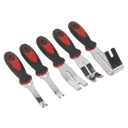 Door Panel & Trim Clip Removal Tool Set 5pc - Sealey RT006 New