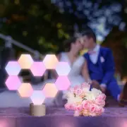 Quantum light Smart WIFI LED Lamp DIY Propose Wedding Decor Voice Control 6 Pack