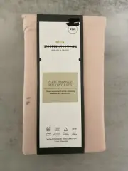 Threshold Performance King 400 Count Pillowcase Standard Blush 2 Set