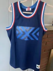Mitchell & Ness NWT Owl Mesh Tank Excelsior Size Mens M Blue New York Msrp $95